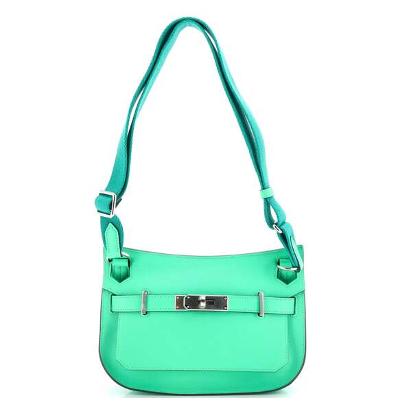 Hermes Jypsiere Bag Evercolor Mini #183094H65B - Picture 1 of 8